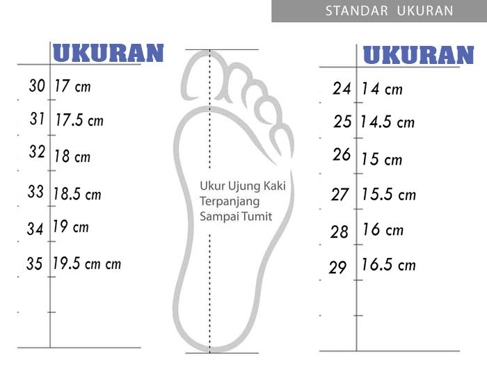 Ukuran sandal rubi new arrivals