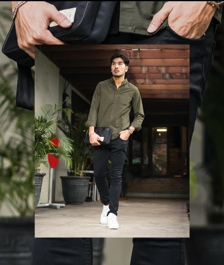 CELANA PANJANG HITAM PRIA-MODEL TERBARU 
