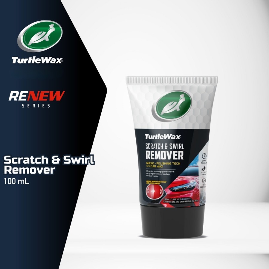 Turtle Wax Scratch & Swirl Remover Penghilang Baret Body Mobil Motor Helm Kulkas Meja Kayu Pernis Aplikasi Manual Fnishing Gloss Harga 58,000 Ringgit*Penghantaran Percuma
