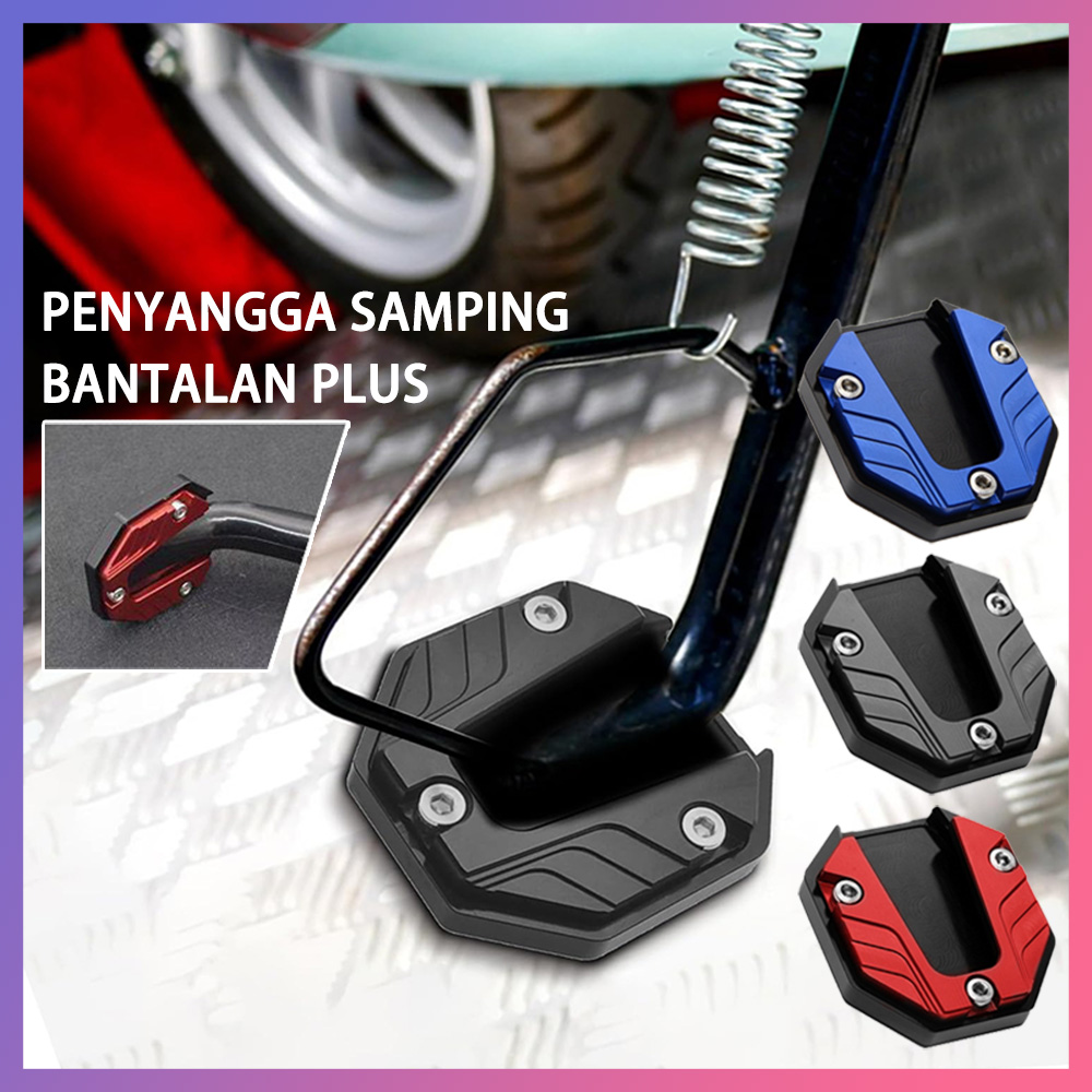Motorcycle standard side cover motorcycle standard side shoes full CNC fit anti-slippery for all kinds of motorcycle Harga 13,900 rupiah*Gratis Ongkir