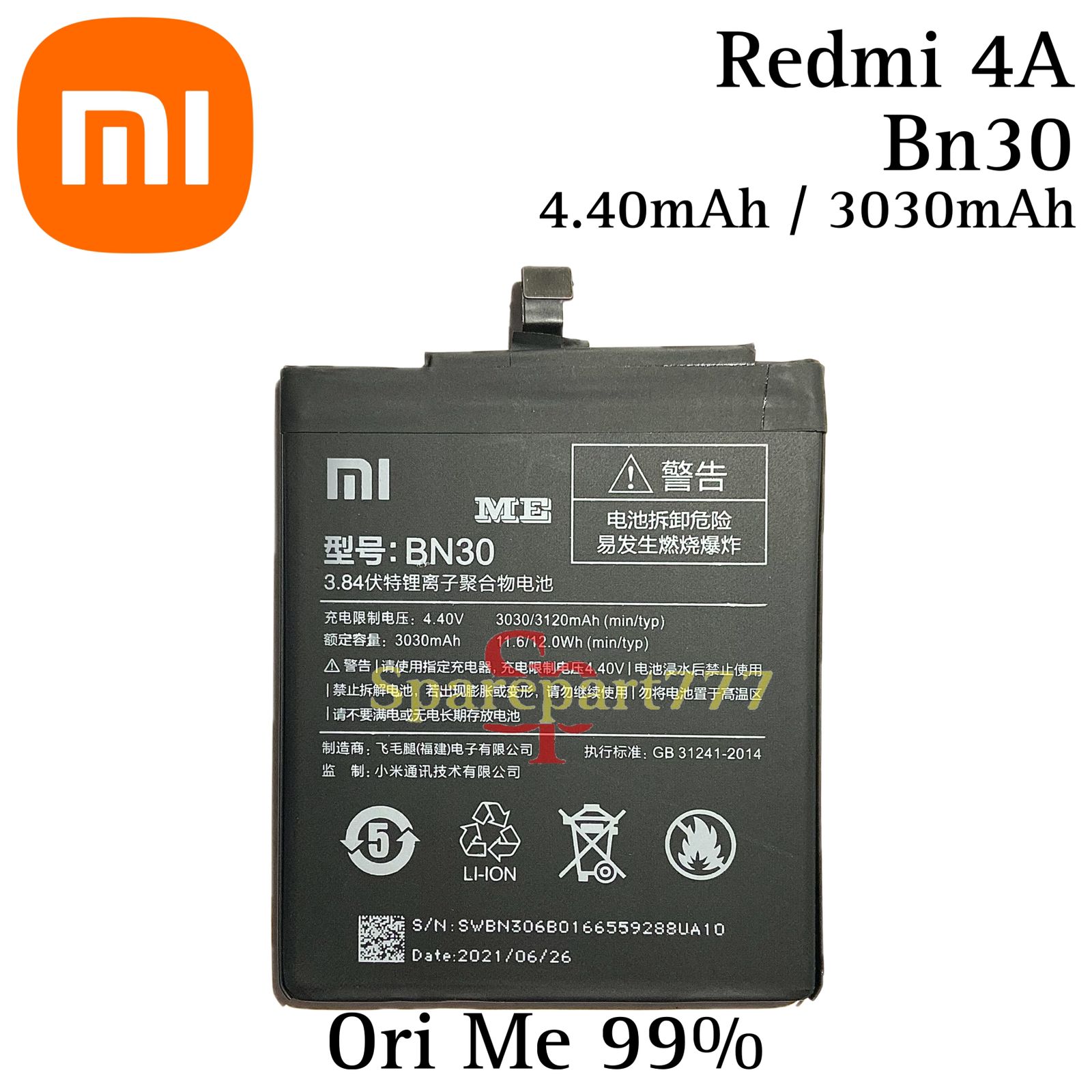 Battery Bn30 3030mah Mi Redmi 4a Battery Price Bn30 Battery Jumper