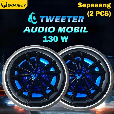 Soarfly one pair 130W original car tweeter HiFi TP-066 audio stereo 12v 24v Universal Car Audio Package Car audio Harga 65,930 rupiah*Gratis Ongkir