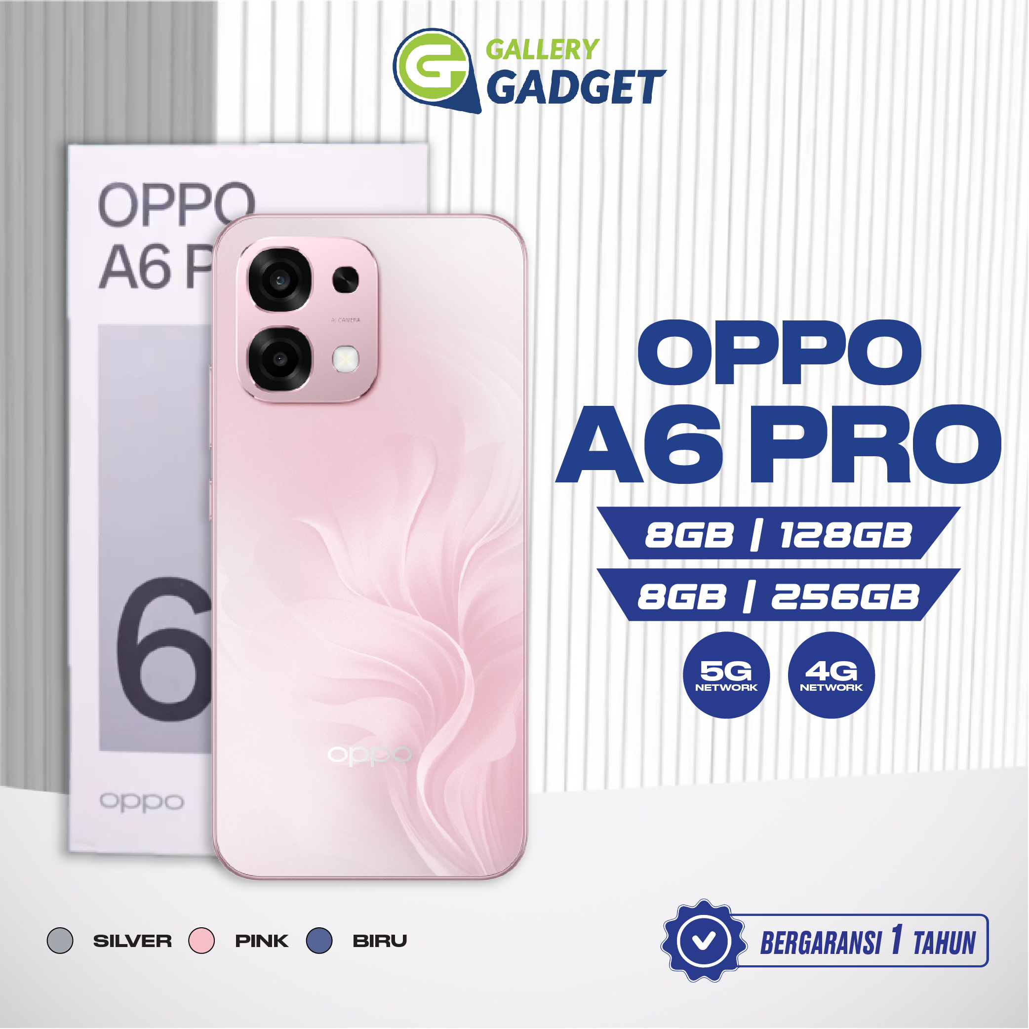 Oppo A6 Pro 4G 5G 8/128 8/256 GB RAM 8GB ROM 128GB 256 GB official warranty Harga  3,899,000 Ringgit*Penghantaran Percuma