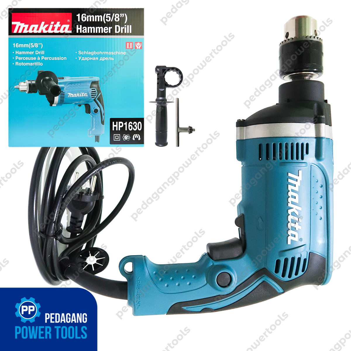 Bor Makita 750w Drill MAKITA HP1630 MESIN BOR BETON LISTRIK 16 MM