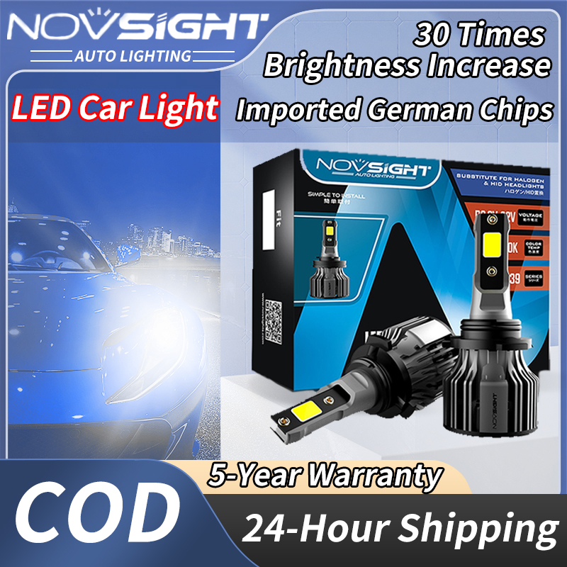 Novsight Car Lampu Kabut LED Lampu Depan LED Lampu Malam Headlight / Fog Lampu Depan 72W 10000LM 6000K H4/H7/H11/H1/9005 2Pcs Lampu Kerja Mobil Harga 119,000 Ringgit*Penghantaran Percuma