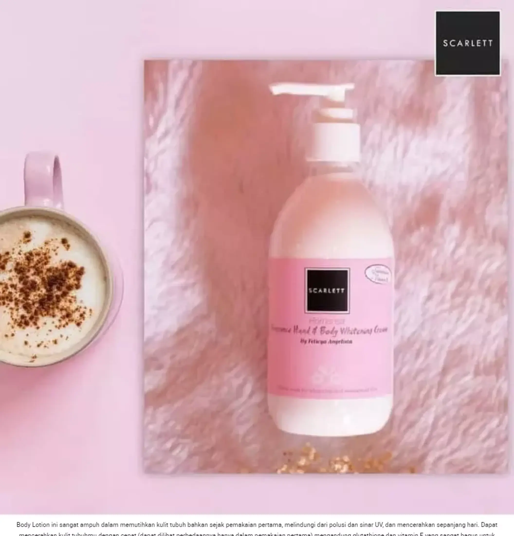 Shine Star Scarlett Scarlet Romansa Whitening Body Lotion Original Pemutih Kulit Seluruh Tubuh Lulur Pemutih Badan Lazada Indonesia