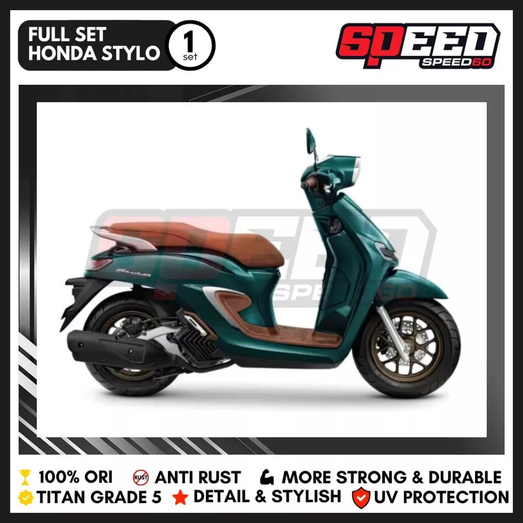 Baut Full Set Honda Stylo Baut Titanium Grade 5 Probolt Thailand King Nut New Tech Harga 8,275,000 rupiah*Gratis Ongkir