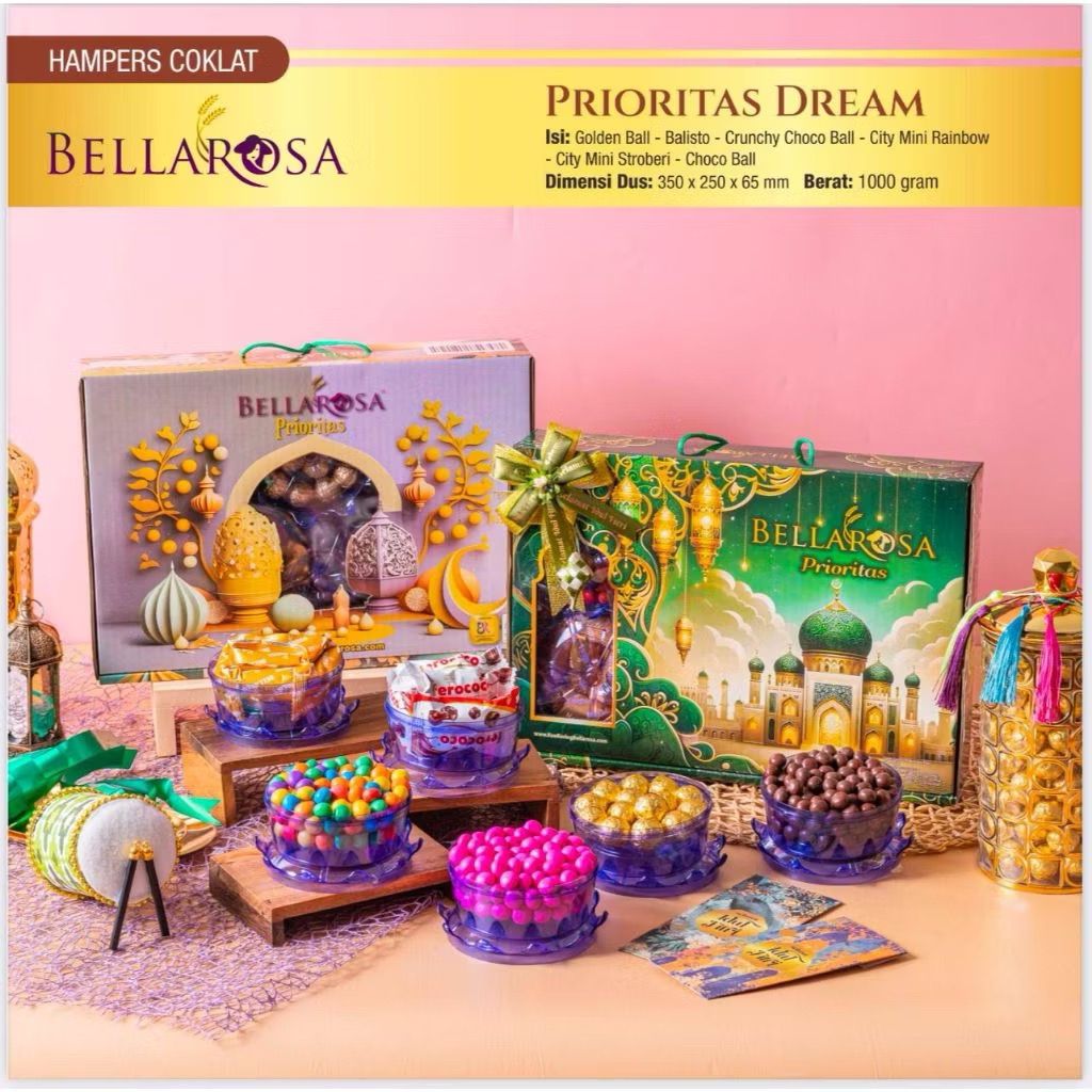 Hampers Lebaran cake Bellarosa Royal priority dream Brown peket Lebaran parcels bread Lebaran hampers…
