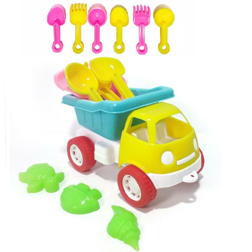 Mainan Anak Mobil Truck LP Happy Sand Truck Dump Mini/ Truk Pasir Mini  /Mainan Mobil Truk Pasir Mobil-mobilan Truk Pasir mainan Car Toys 