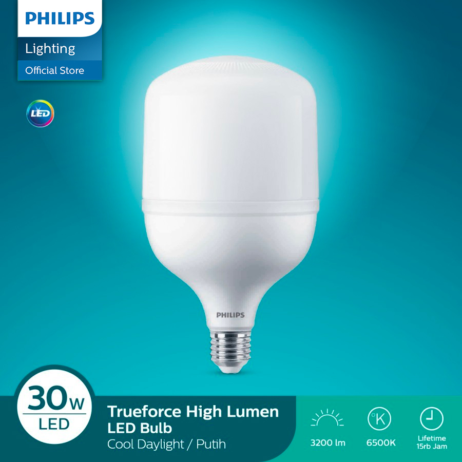 Harga lampu hias	 Philips Lampu Led Trueforce 30W 6500K Putih 	