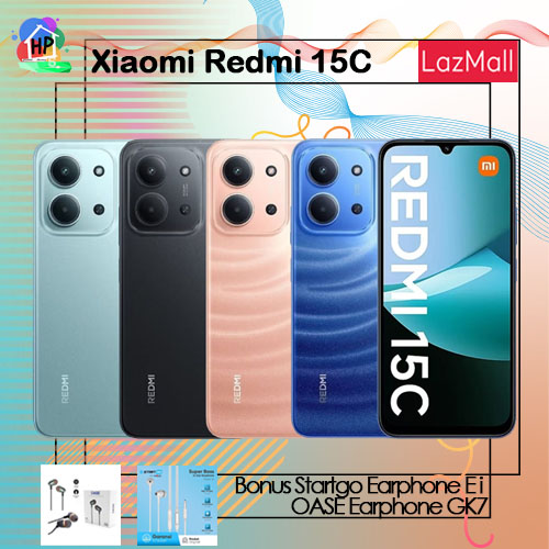 Xiaomi Redmi 15C 6Gb/128Gb & 8Gb/256Gb Official Guarantee Harga  1,759,000 Ringgit*Penghantaran Percuma