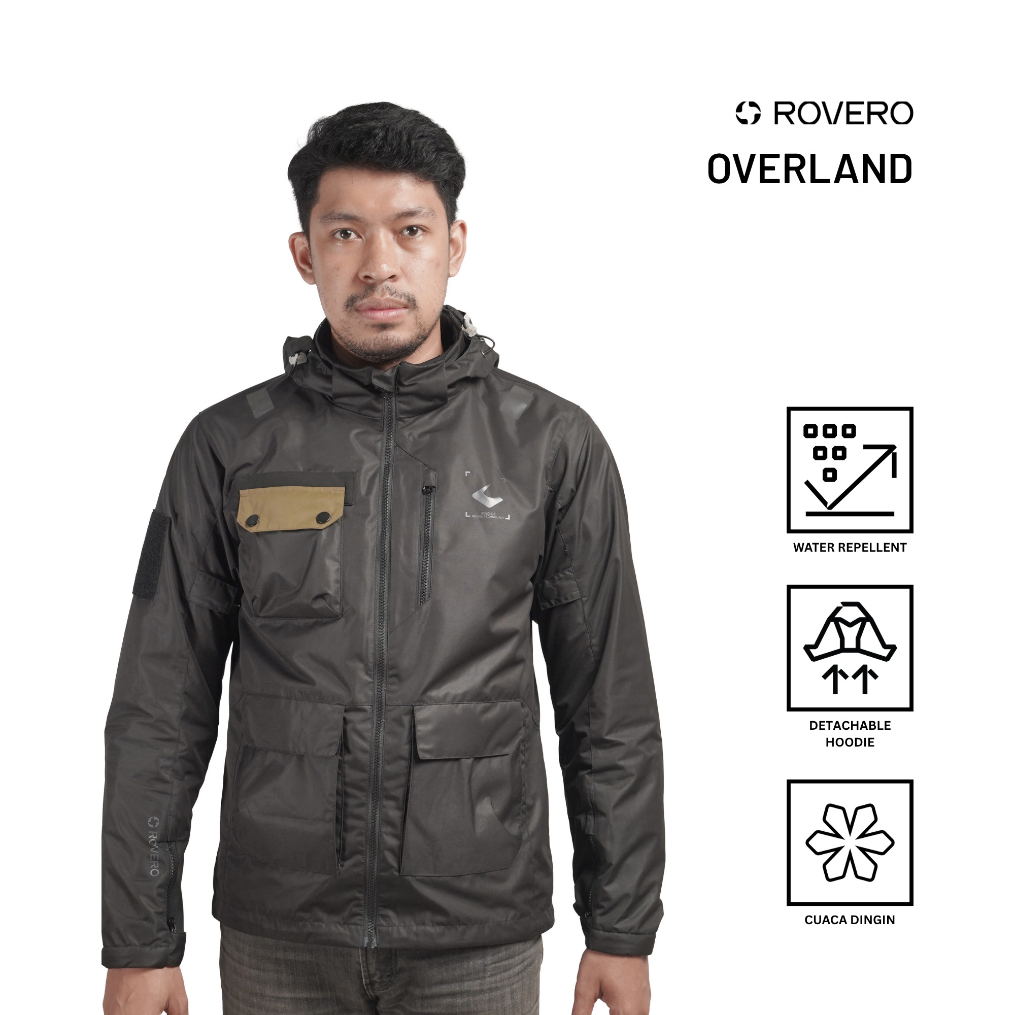 Respiro Overland | Men's Windproof Daily Motorcycle Jacket Harga 1,459,000 rupiah*Gratis Ongkir