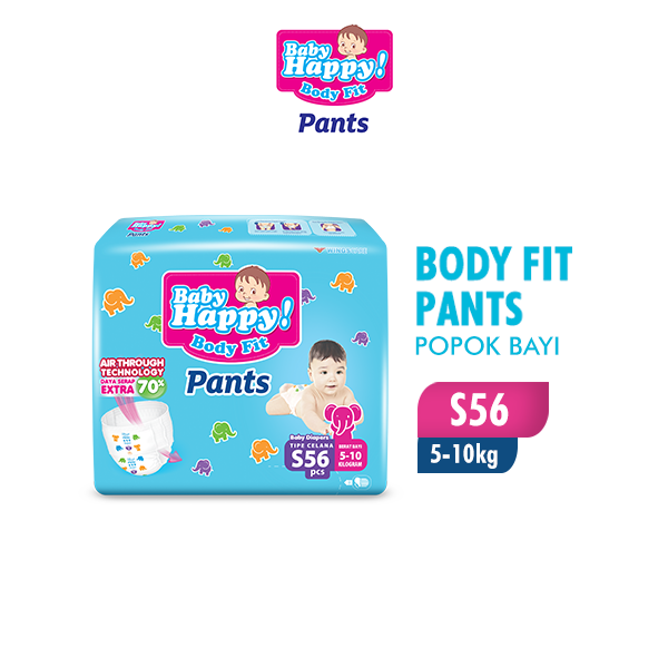 Baby Happy Pants S56 Jumbo Harga 53,200 rupiah*Gratis Ongkir