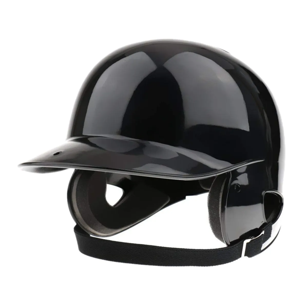 black softball helmet