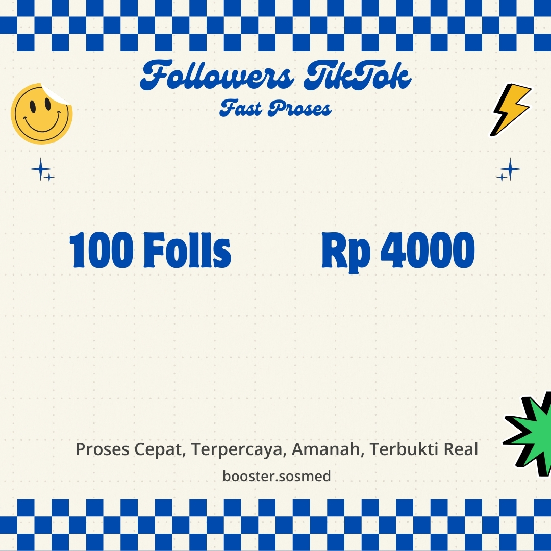Followers Tik Tok Permanen Proses Cepat / Follower TikTok Harga  10,000 rupiah*Gratis Ongkir