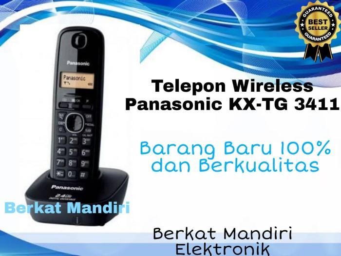 TELEPON WIRLESS PANASONIC KX-TG3411 / PANASONIC CORDLESS KX-TG3411 - WIRE EMPORIUM Giá 888,000 Đồng*Miễn phí vận chuyển