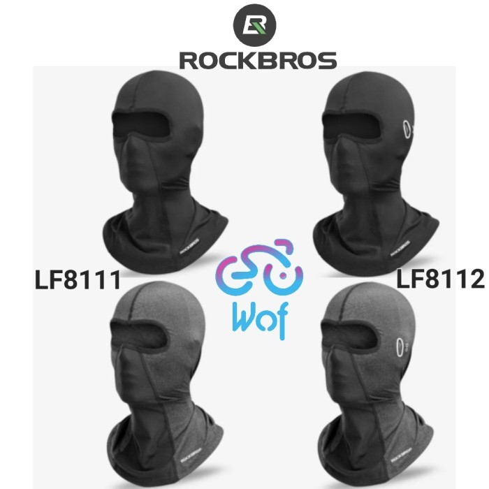 ROCKBROS LF8111 LF8112 Long Balaclava Slayer Mask Masker Sepeda Motor Pelindung Wajah Penuh Pria Wanita Penutup Kepala Musim Panas Tembus Udara Pelindung UV dari Matahari untuk Pria dan Wanita Giá 56,500 Đồng*Miễn phí vận chuyển