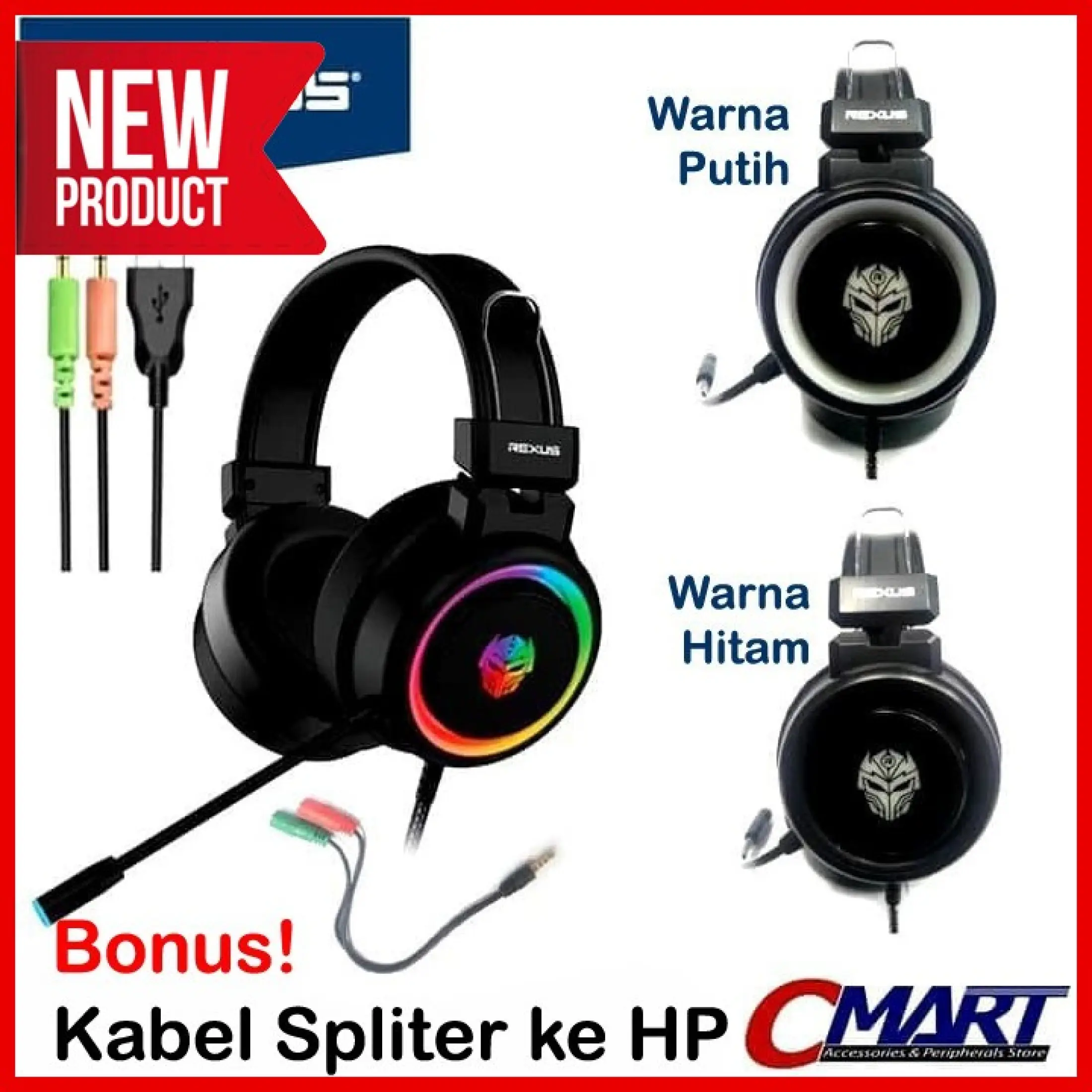 converter headset gaming ke hp