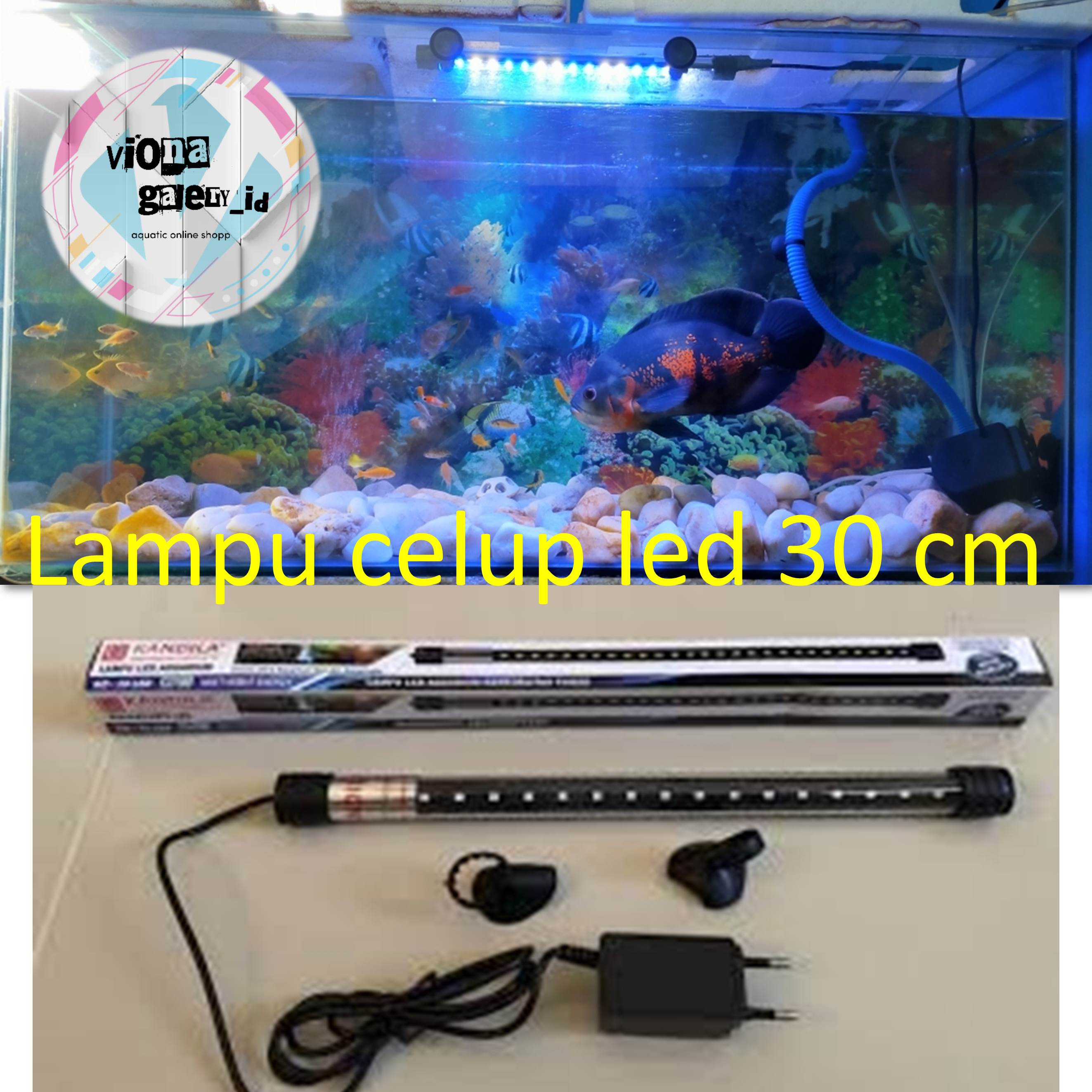 lampu led aquascape 30cm