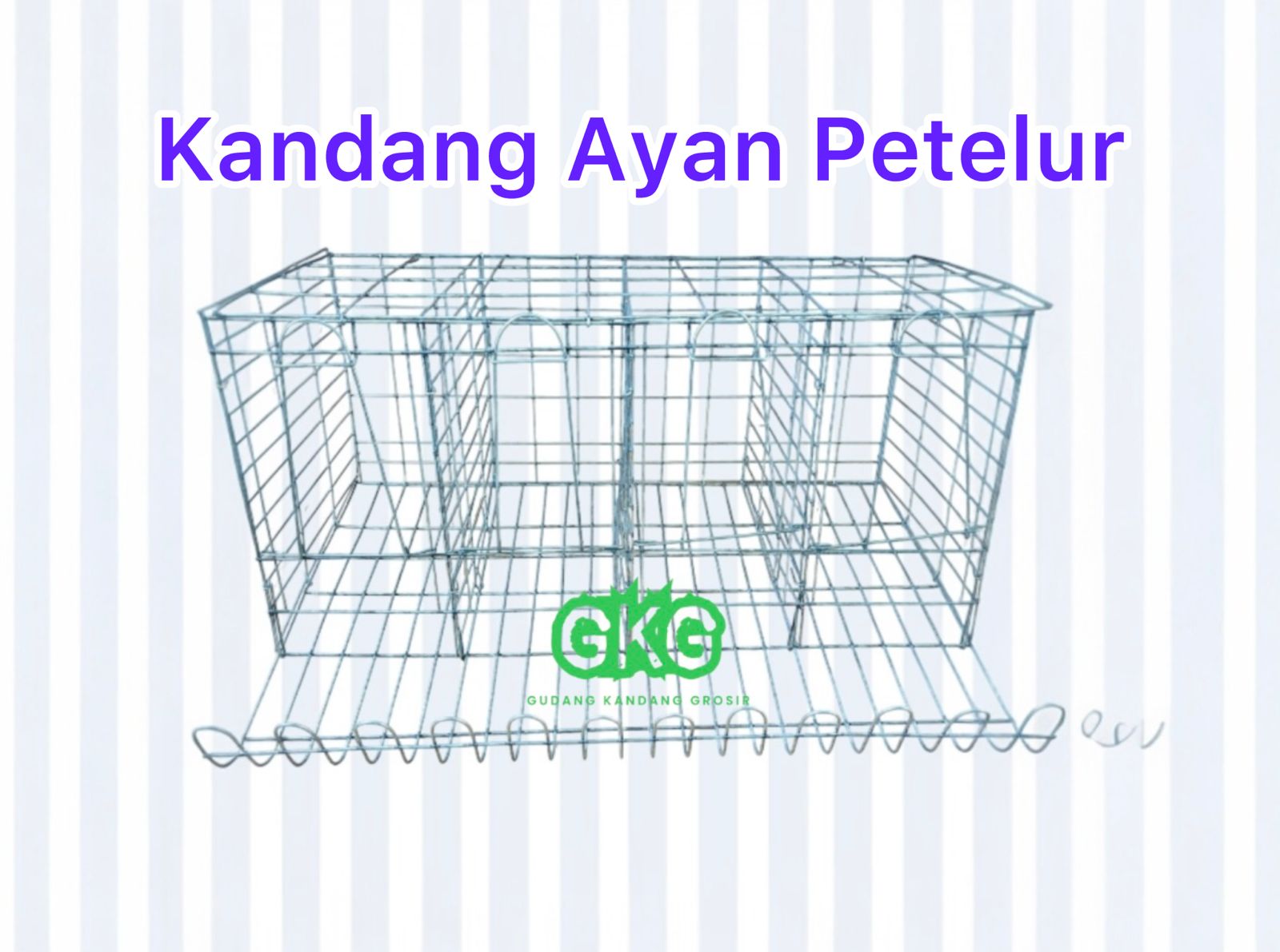 Gkg Laying Chicken Coop for 4 Chickens with 4 Doors Harga 96,000 rupiah*Gratis Ongkir