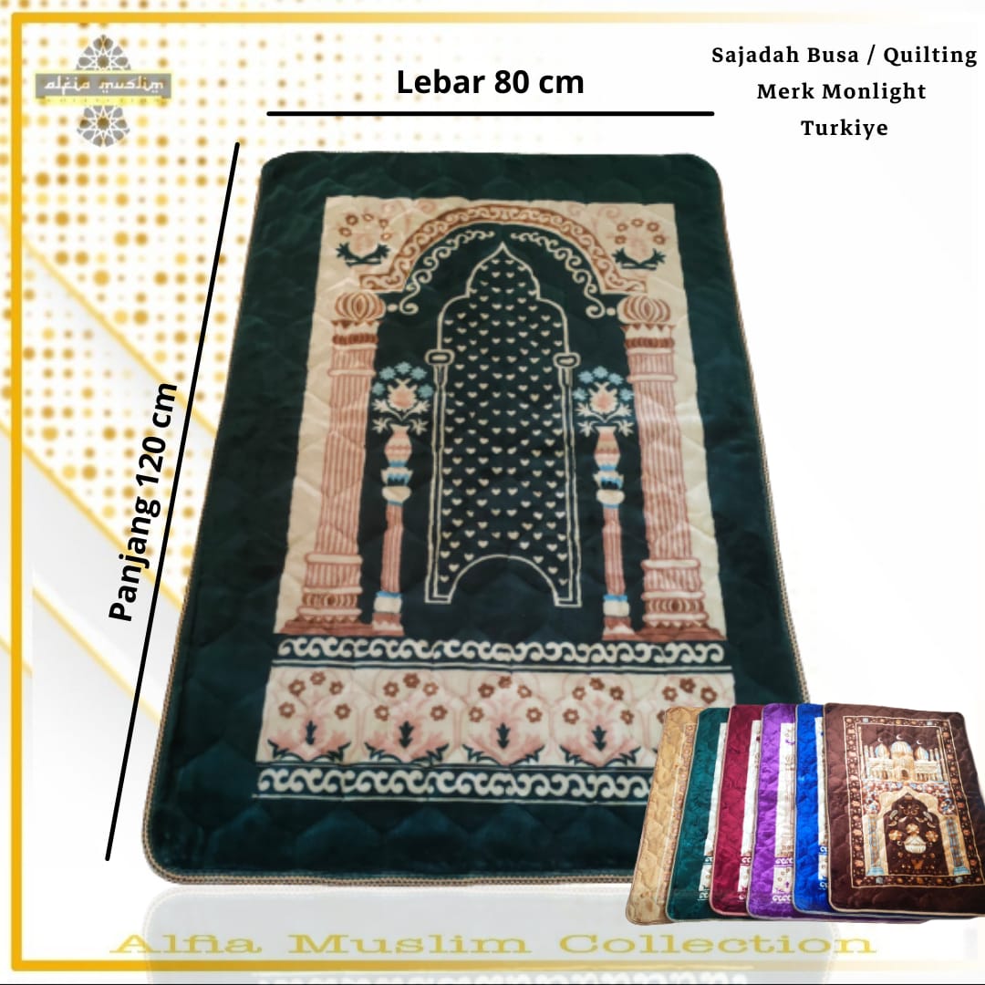 Sajadah Tebal Lembut Sajadah Turki Sejadah Ukuran 80cm x 120cm