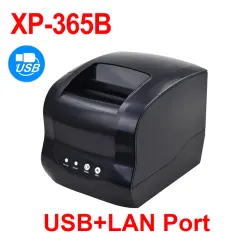 BARCODE THERMAL LABEL PRINTER XPRINTER XP-365B - USB - LAN PRINTER