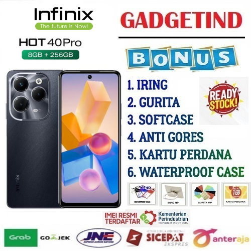 Sale Infinix Hot 40 Pro 12/256Gb | 8/256Gb- Display: 6.78” Fhd+ 120Hz Hypervision Gaming Pro Display Harga  1,686,400 Ringgit*Penghantaran Percuma