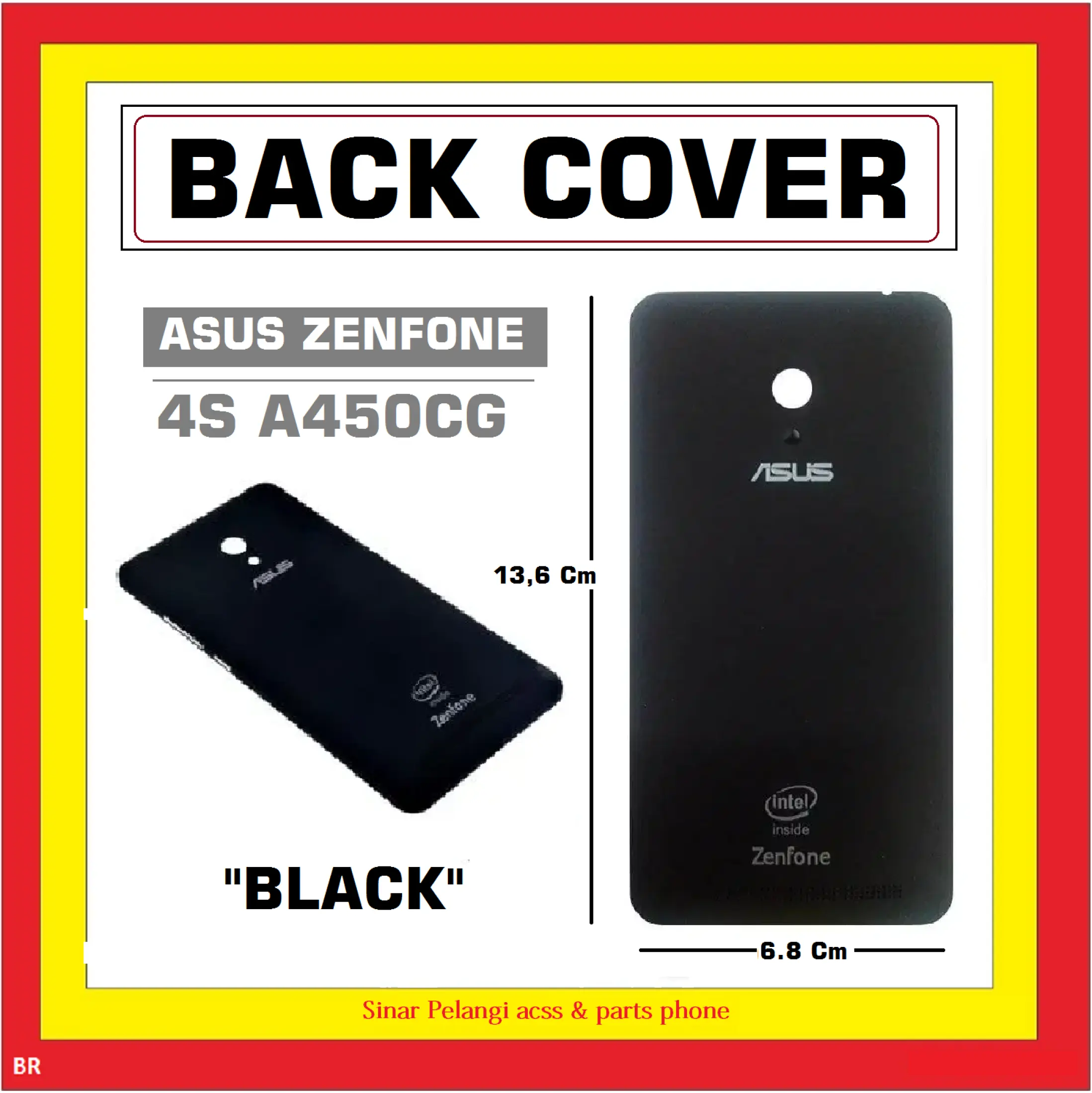 Tutup Batre Asus Zenfone 4s A450cg T00q 4 5 Inch Casing Belakang Back Door Back Cover Black 904276 Lazada Indonesia