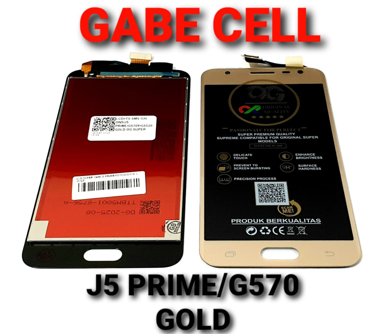 Lcd Samsung J5 Prime G570/G5520 On5 Fullset Touch Screen Og/Meetoo Harga 117,000 rupiah*Gratis Ongkir