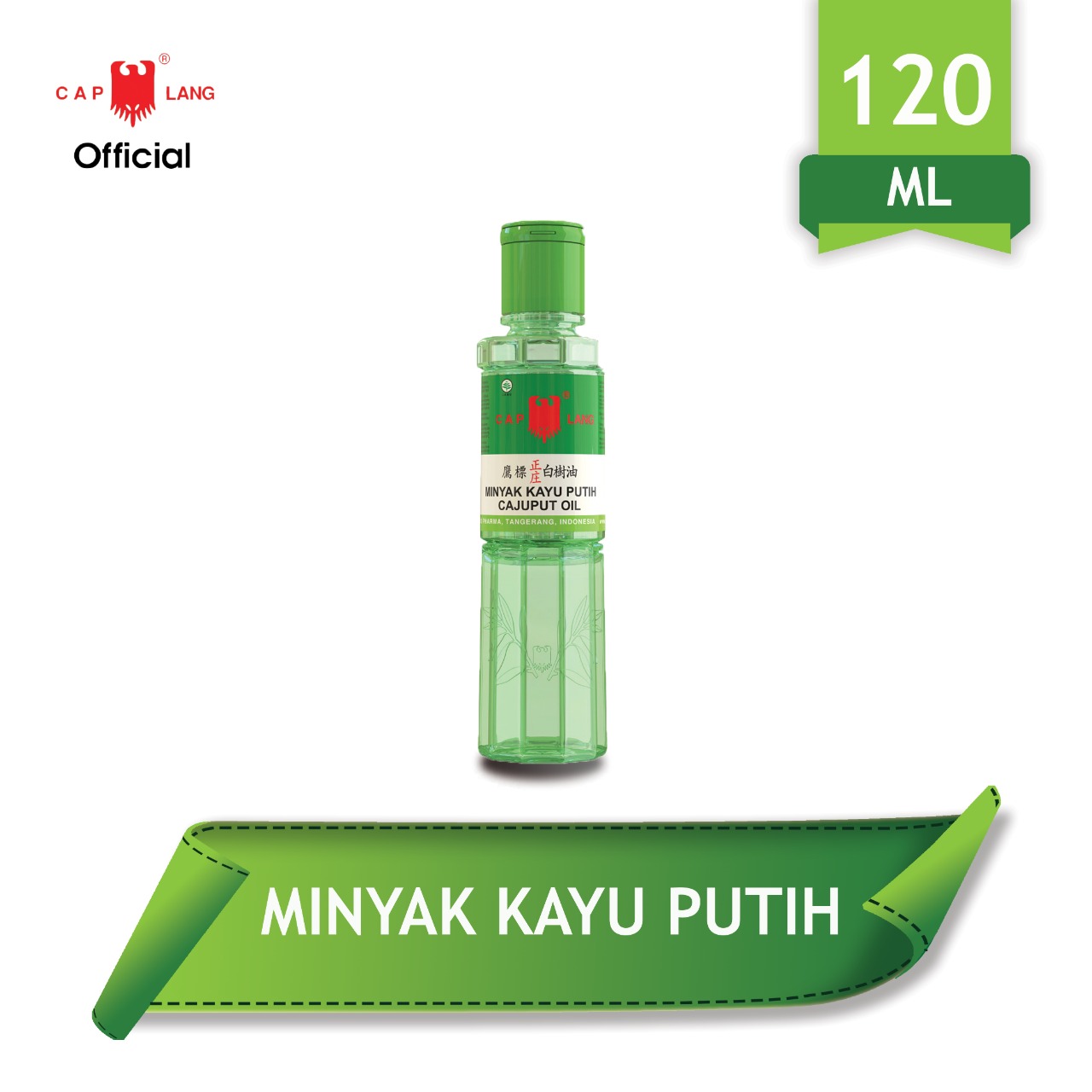 Cap Lang MINYAK KAYU PUTIH 120 ML - Merek Cap Lang Harga 43,000 rupiah*Gratis Ongkir