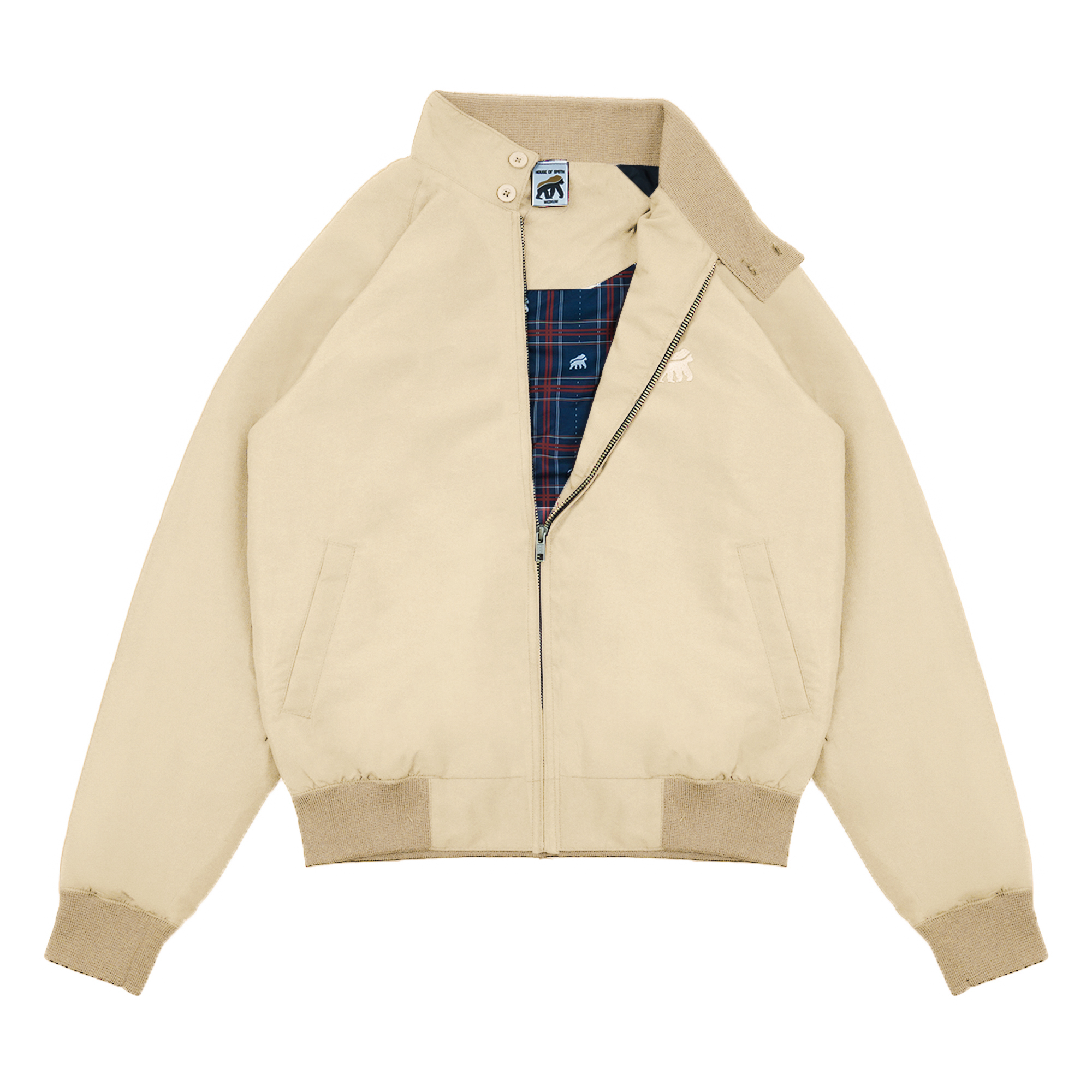 House of Smith Jaket Harrington Pria - Hangor Cream #4 - Harrington Jacket Harga 225,000 rupiah*Gratis Ongkir