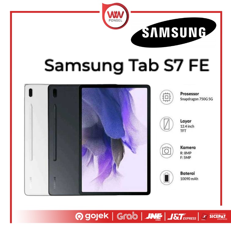 Samsung Tab S7 FE 5G (T736B) Ram 6GB Internal 128GB Garansi Resmi Giá 9,500,000 Đồng*Miễn phí vận chuyển