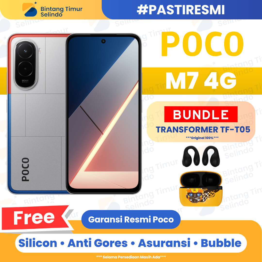 Poco M7 8/256GB-1 year official warranty Giá 2,215,000 Đồng*Miễn phí vận chuyển