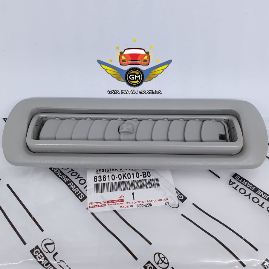 Grille Grill Kisi AC Belakang Toyota Innova 63610-0K010-B0 Grey Abu Harga 351,000 rupiah*Gratis Ongkir