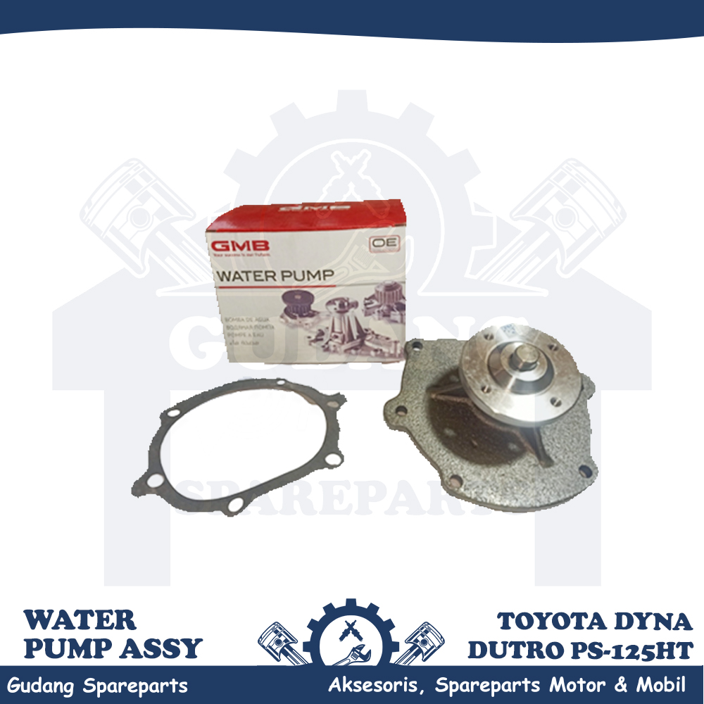 Water Pump Assy Toyota Dyna/Dutro Ps-125HT GWT 126A Harga 570,000 rupiah*Gratis Ongkir