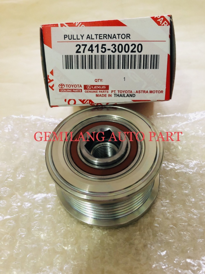 BEARING PULLY ALTERNATOR TOYOTA INNOVA DIESEL / FORTUNER / HILUX Harga 1,040,000 rupiah*Gratis Ongkir