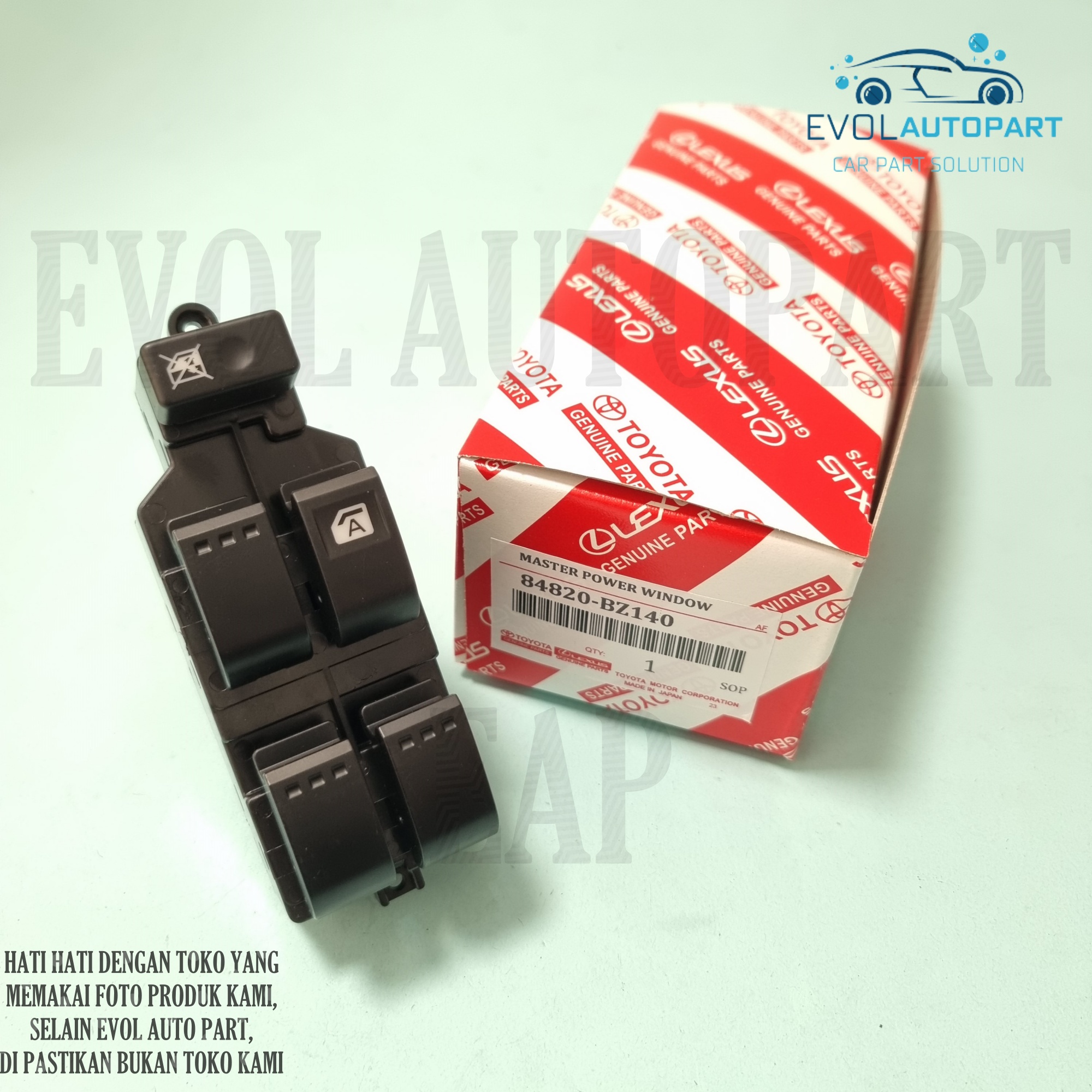 Switch Master Saklar Power Window Agya Ayla Sirion Original Harga 225,000 rupiah*Gratis Ongkir