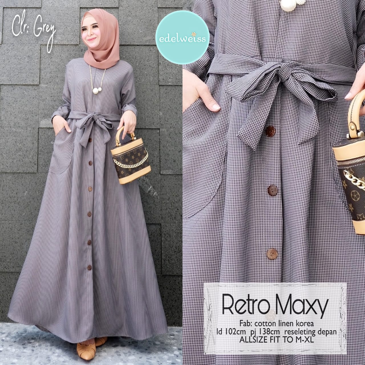 COD Realpict Gamis Retro Maxy Cotton Linen Korea Gamis Batik Brokat Muslimah Syari Terbaru Model Gamis Batik Polos & Kombinasi Terbaru