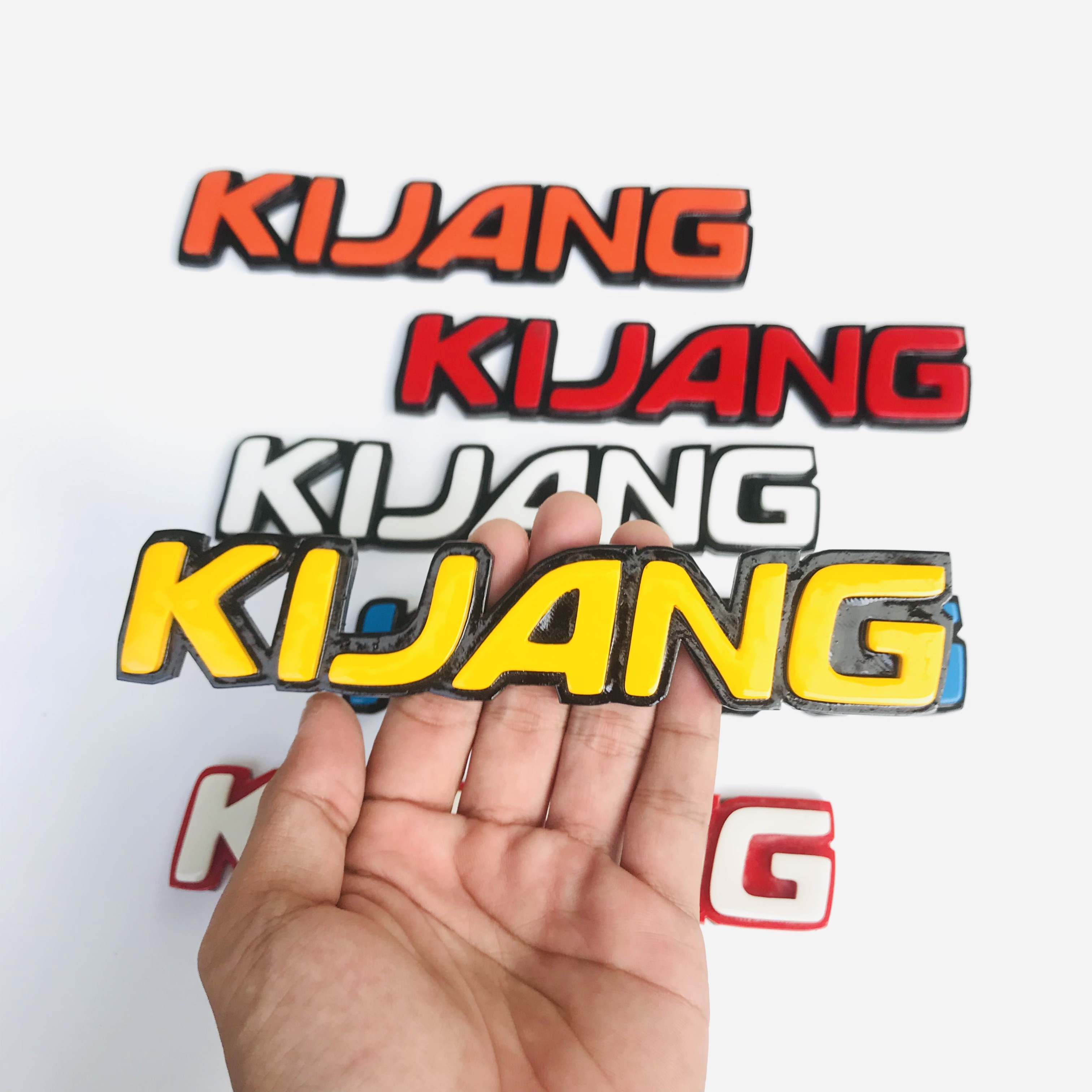 EMBLEM MOBIL KIJANG VARIASI MOBIL TOYOTA DENGAN HURUF TIMBUL 3D BAHAN FIBERGLASS Harga  70,000 Ringgit*Penghantaran Percuma