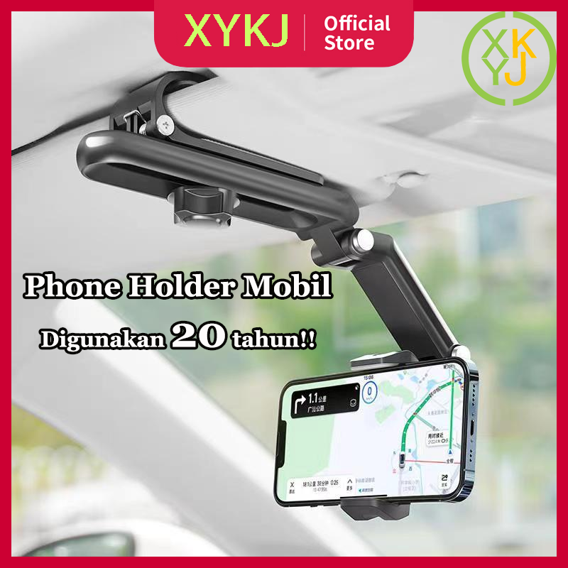 XYKJ Original Holder Hp Mobil Putar 1080 Derajat Holder Hp Jepit Mobil Multifungsi Harga 32,999 Ringgit*Penghantaran Percuma
