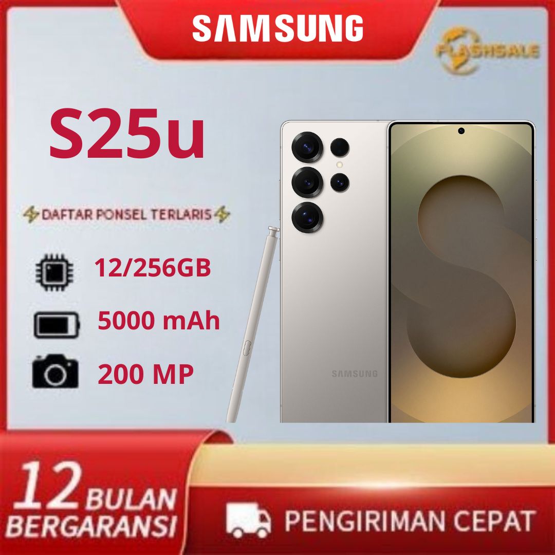 [Mall] ((Bonus Smart Watch)) Galaxy S25 Ultra 12/256Gb | Snapdragon 8 Elite I 12 Months Warranty Harga 1,958,000 rupiah*Gratis Ongkir