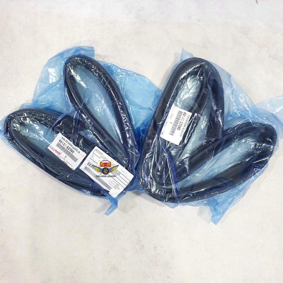 Karet Kaca Pintu Depan SET Kiri-Kanan All New Avanza-Veloz-Xenia ASLI Harga  390,000 Ringgit*Penghantaran Percuma