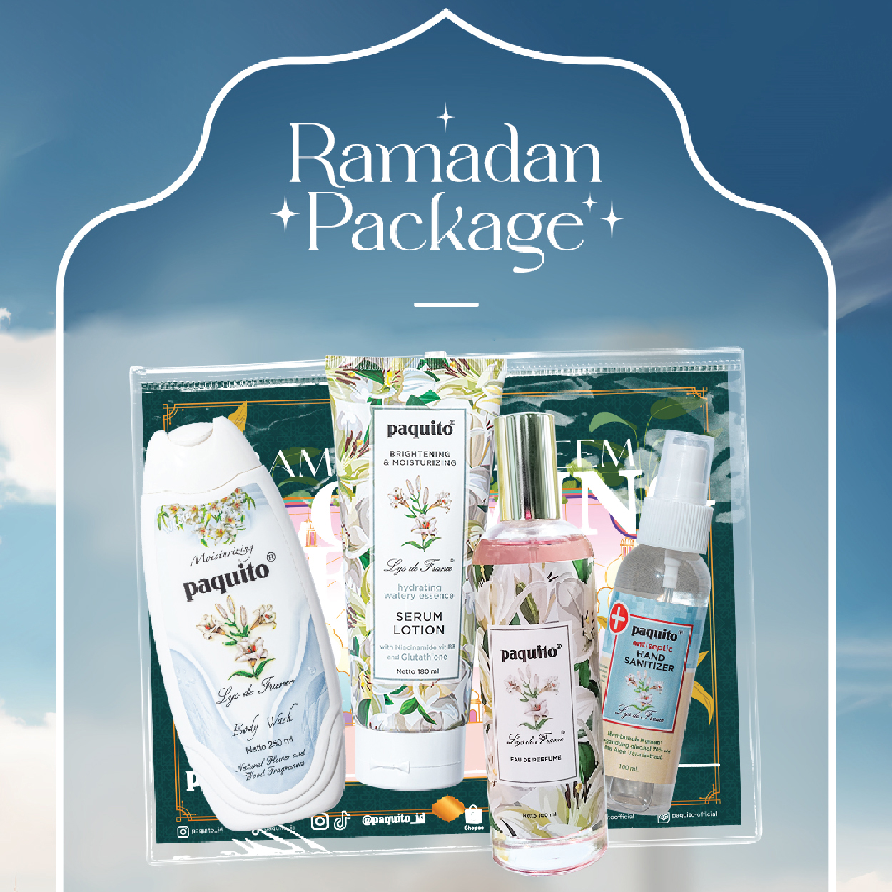 Hampers hadiah Package Set Pouch