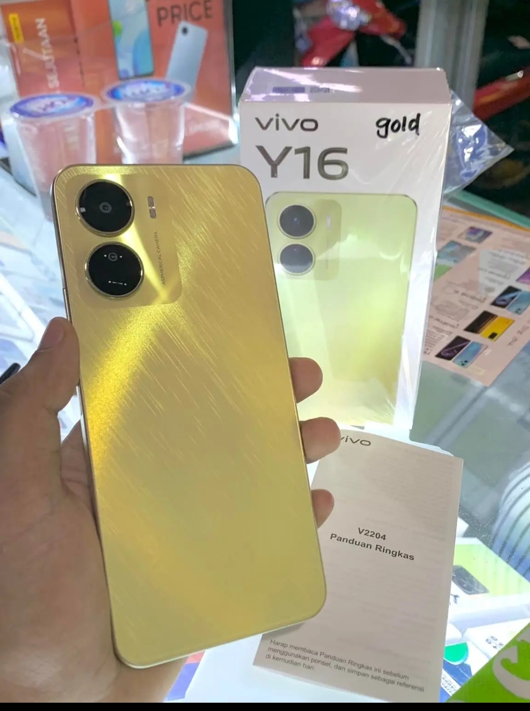 VIVO Y16 3/32GB NOMINUS MASIH MULUS Harga  1,110,000 rupiah*Gratis Ongkir