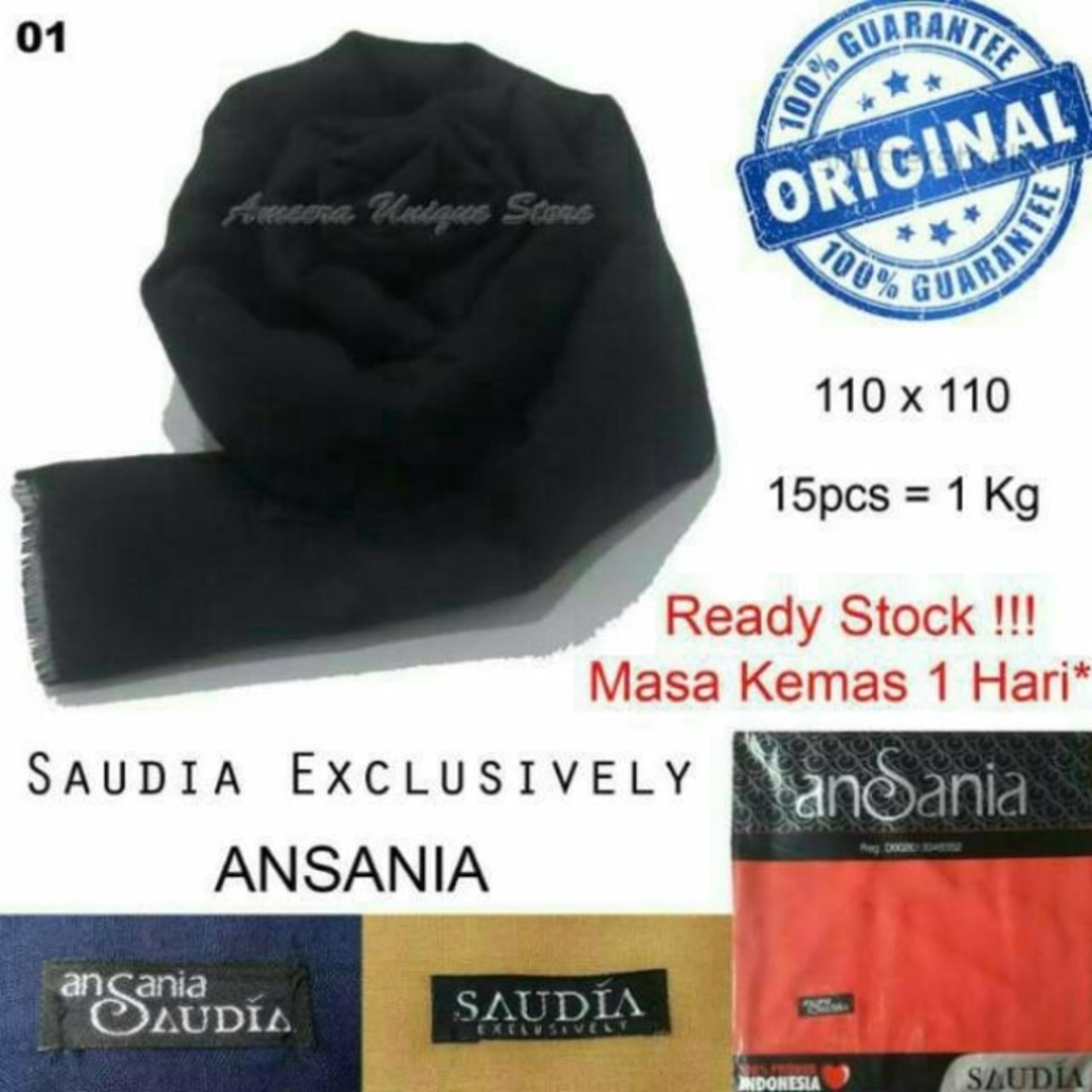 (4 PCS) - Saudia Ansania Jilbab Hijab Segiempat Square Kerudung Rawis Saudi ( bukan jilbab instan ) (4 PCS) - Saudia Ansania Jilbab Hijab Segiempat Square Kerudung Rawis Saudi ( bukan jilbab instan )