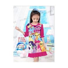 AILUBEE NIGHT DRESS PONY DARK PINK