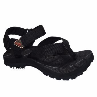 Gambar Aldhino Collection Sepatu Sandal Gunung   JHC   Hitam