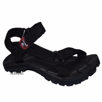 Gambar Aldhino Collection Sepatu Sandal Gunung   STC   Hitam