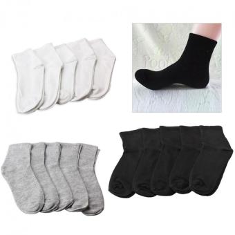 Gambar Amart 15 Pair Men Ankle Socks Men s Cotton Low Cut Athletic Socks   Intl