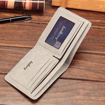 Amart Fashion Dompet Koin Pria Korea Dompet Pendek Kasual Kulit PU Warna Solid Vintage Wadah Kartu Uang Januari 2019 - 4 Amart Fashion dompet koin pria Korea dompet pendek kasual kulit PU warna Solid vintage wadah kartu uang - 4